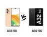 مقارنة بين Samsung A32 5G و Samsung A33 5G