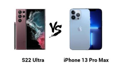 مقارنة بين iPhone 13 Pro Max و Galaxy S22 Ultra 5G