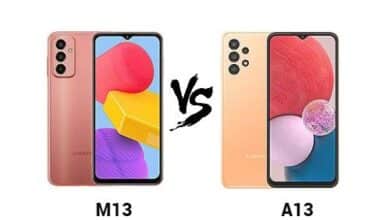 مقارنة بين Samsung Galaxy A13 و Samsung Galaxy M13