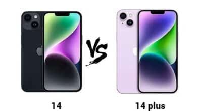 مقارنة بين Apple iPhone 14 و Apple iPhone 14 Plus