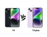 مقارنة بين Apple iPhone 14 و  Apple iPhone 14 Plus