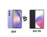 مقارنة بين Samsung A53 5G و Samsung A54