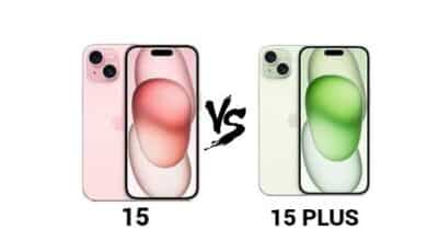مقارنة بين iPhone 15 و iPhone 15 Plus